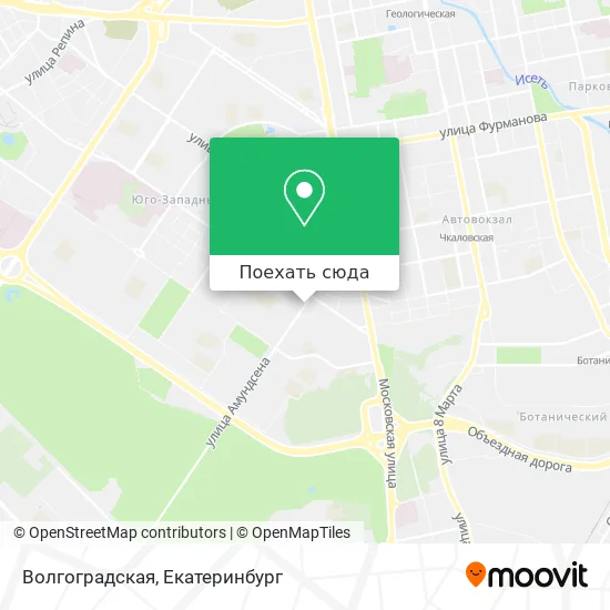 Карта Волгоградская