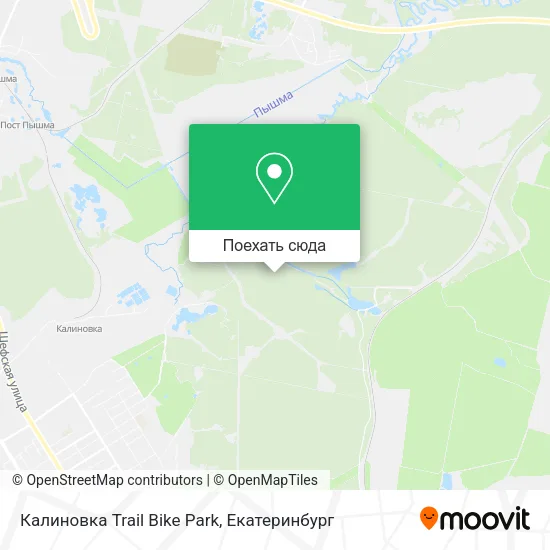 Карта Калиновка Trail Bike Park