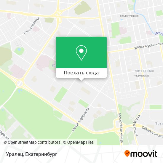 Карта Уралец