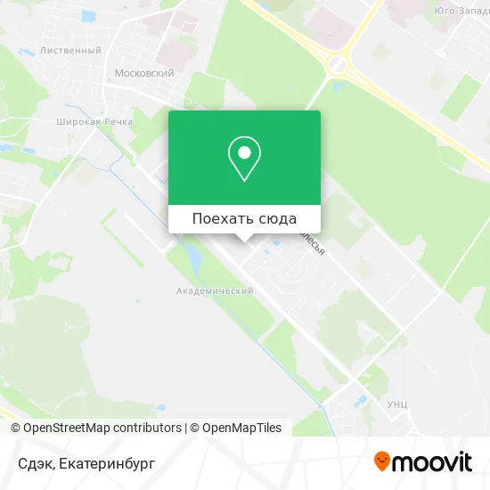 Карта Сдэк