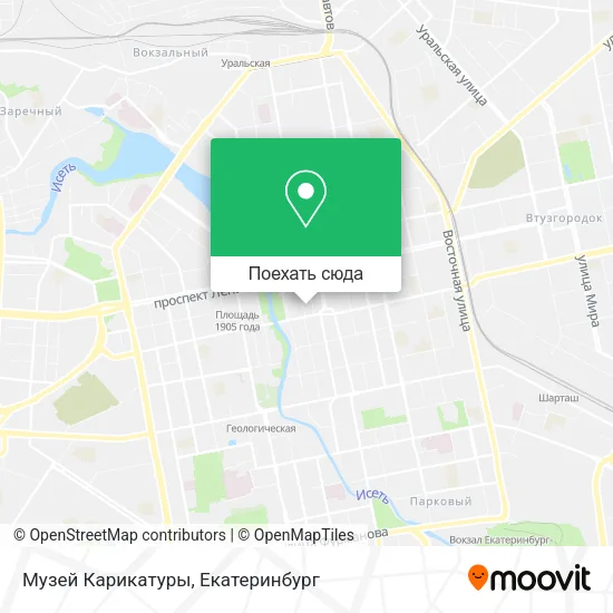 Карта Музей Карикатуры