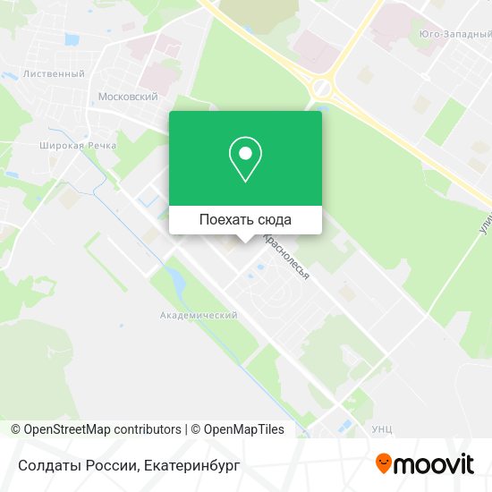Карта Солдаты России