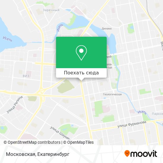 Карта Московская