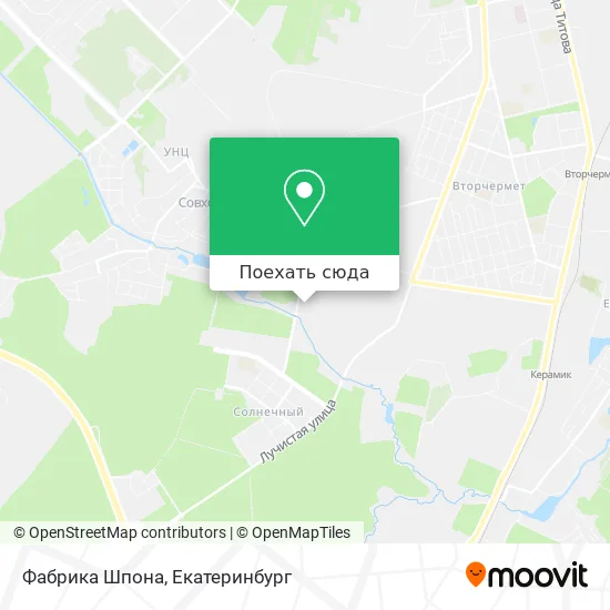 Карта Фабрика Шпона