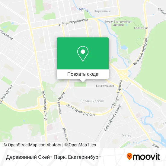 Карта Деревянный Скейт Парк