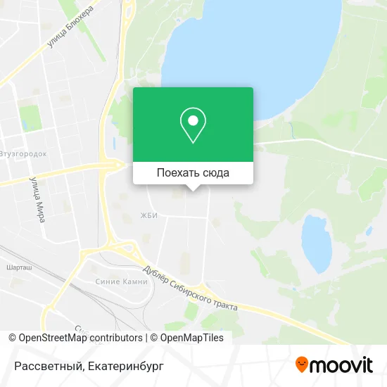 Карта Рассветный