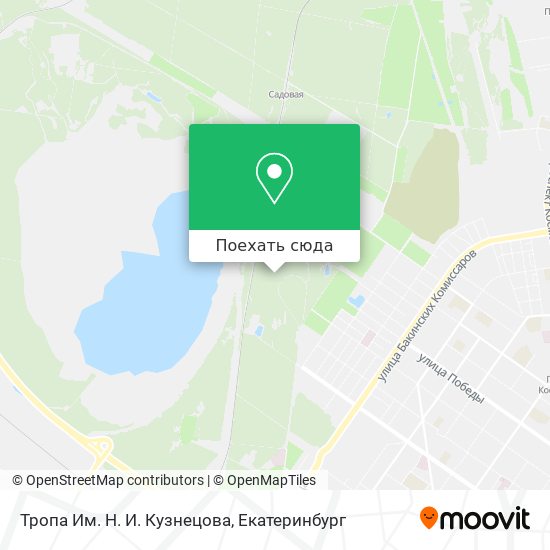 Карта Тропа Им. Н. И. Кузнецова