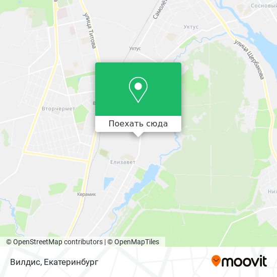 Карта Вилдис