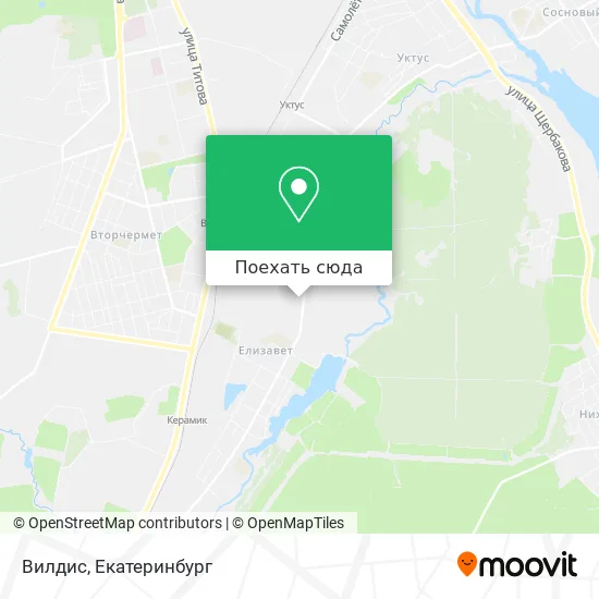 Карта Вилдис