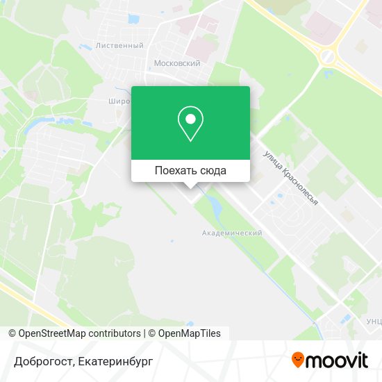 Карта Доброгост