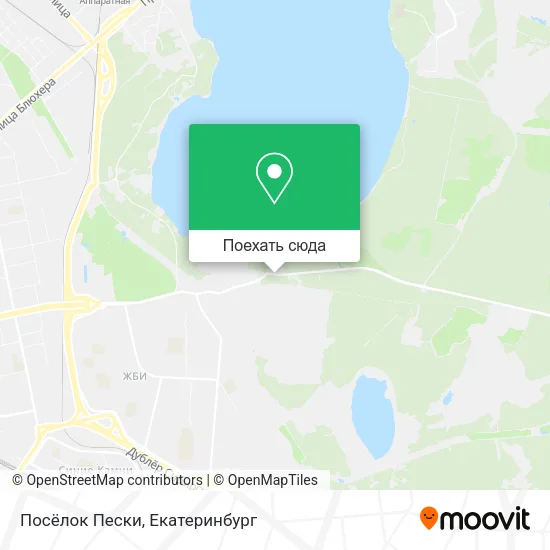 Карта Посёлок Пески