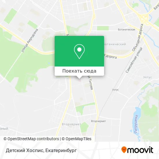 Карта Детский Хоспис
