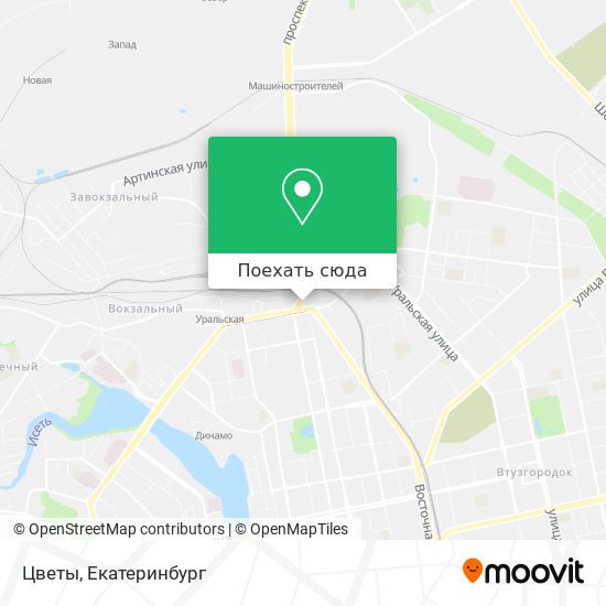 Карта Цветы