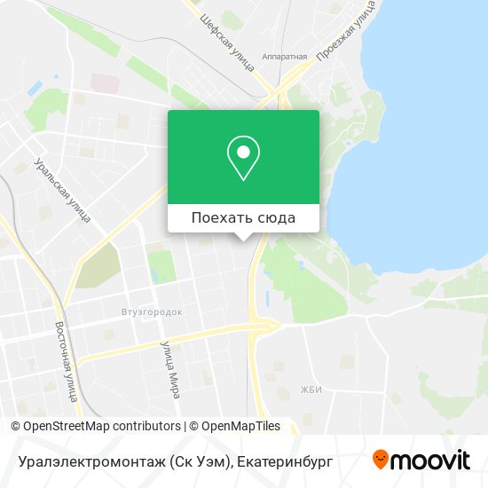 Карта Уралэлектромонтаж (Ск Уэм)