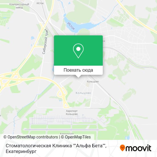 Карта Стоматологическая Клиника ""Альфа Бета""