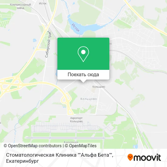 Карта Стоматологическая Клиника ""Альфа Бета""