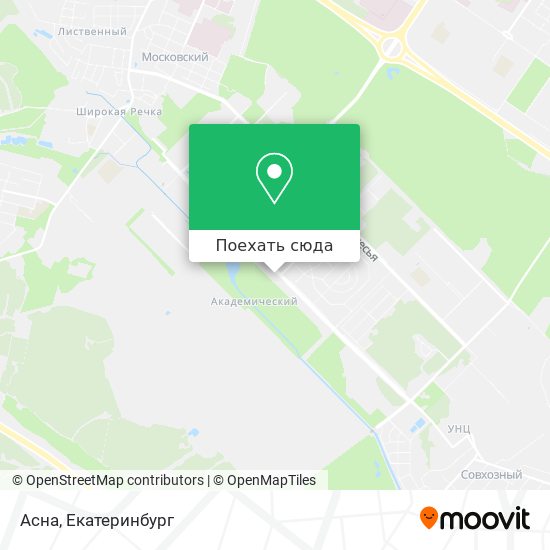 Карта Асна
