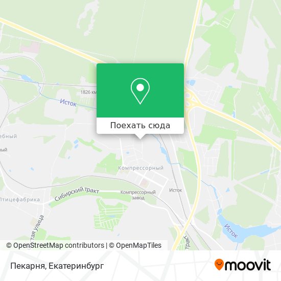 Карта Пекарня