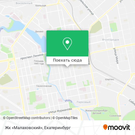 Карта Жк «Малаховский»