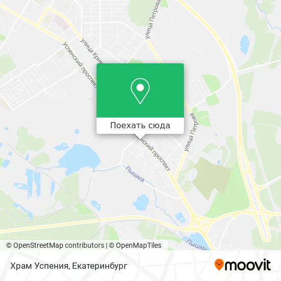 Карта Храм Успения