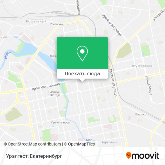 Карта Уралтест