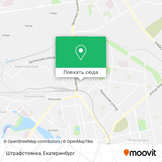 Карта Штрафстоянка