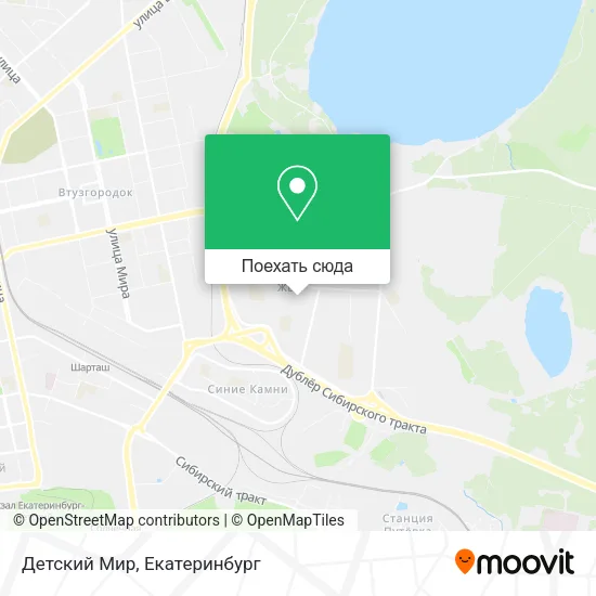 Карта Детский Мир