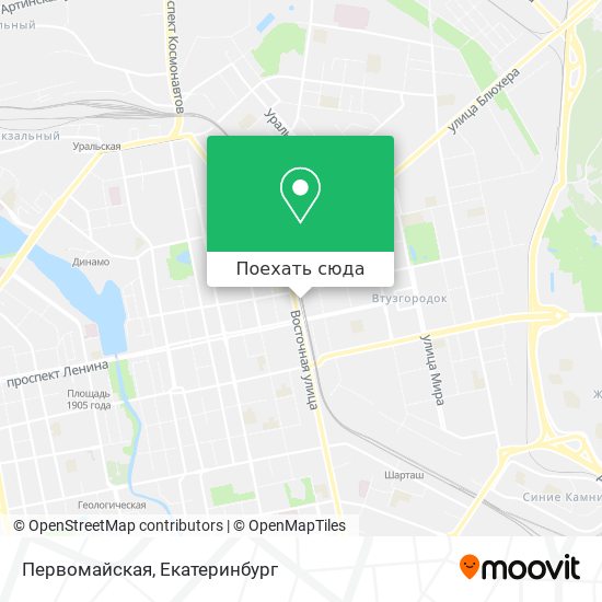 Карта Первомайская