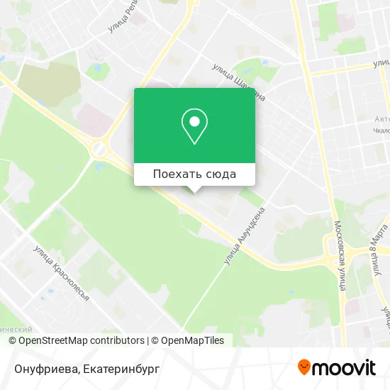 Карта Онуфриева