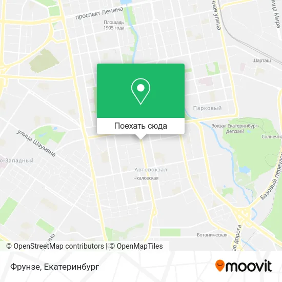 Карта Фрунзе