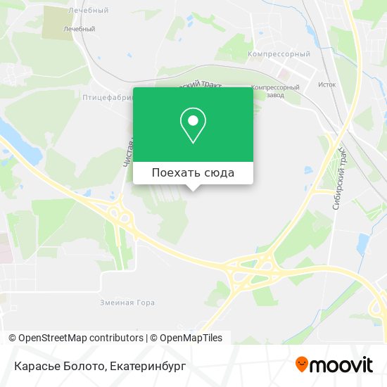Карта Карасье Болото
