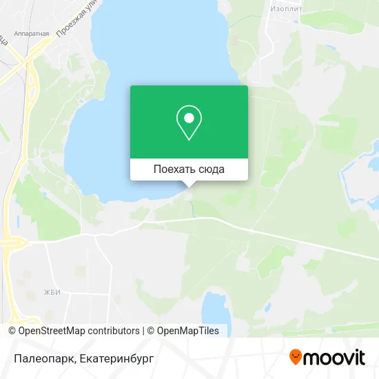 Карта Палеопарк