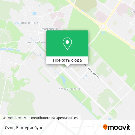 Карта Ozon