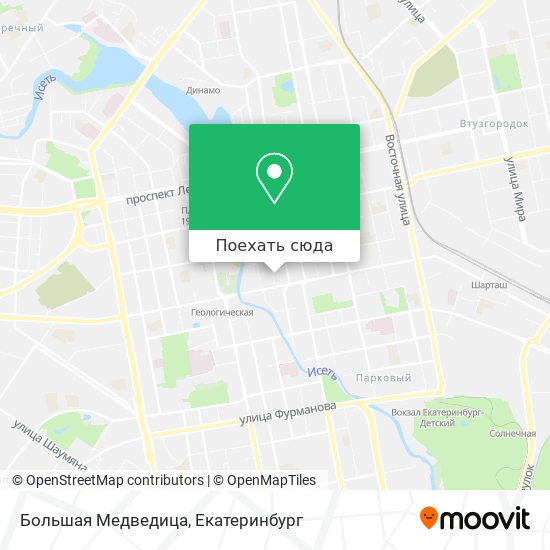 Карта Большая Медведица