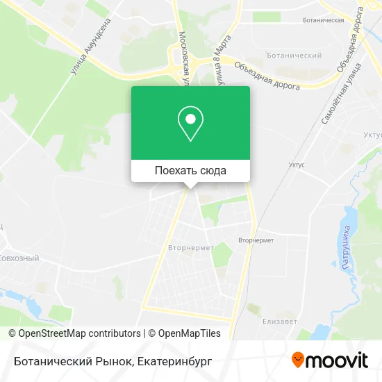 Карта Ботанический Рынок