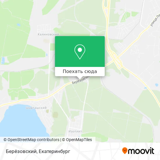 Карта Берёзовский