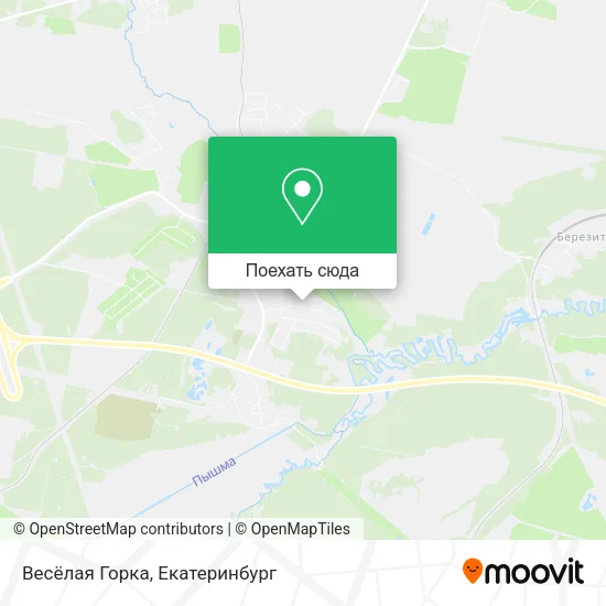 Карта Весёлая Горка