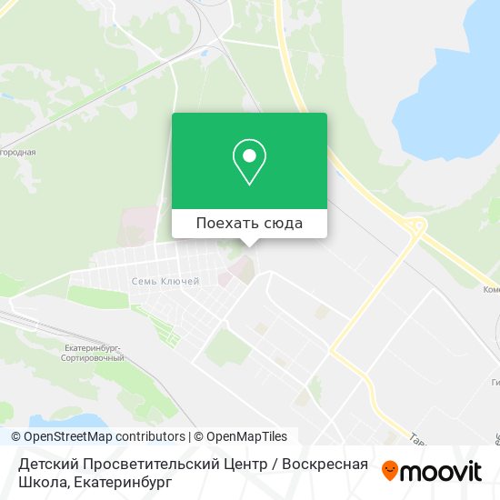 Карта Детский Просветительский Центр / Воскресная Школа
