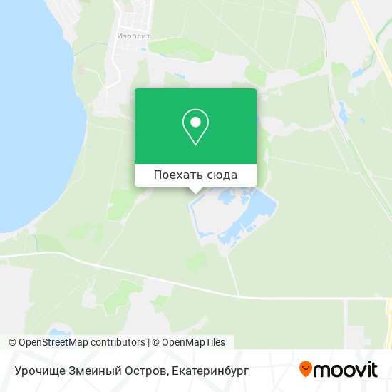 Карта Урочище Змеиный Остров