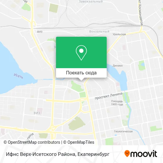 Карта Ифнс Верх-Исетского Района