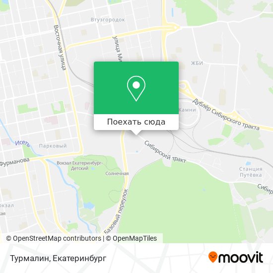 Карта Турмалин