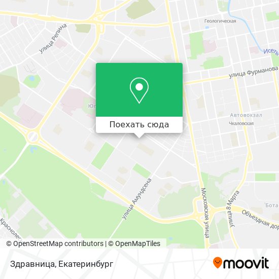 Карта Здравница