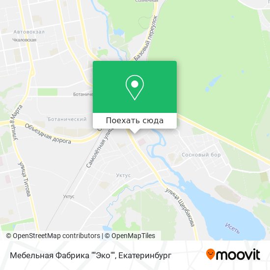 Карта Мебельная Фабрика ""Эко""