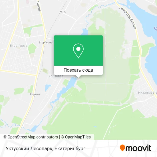 Карта Уктусский Лесопарк