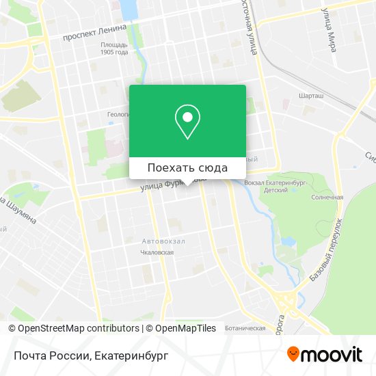 Карта Почта России