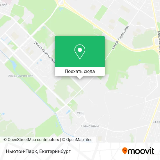 Карта Ньютон-Парк