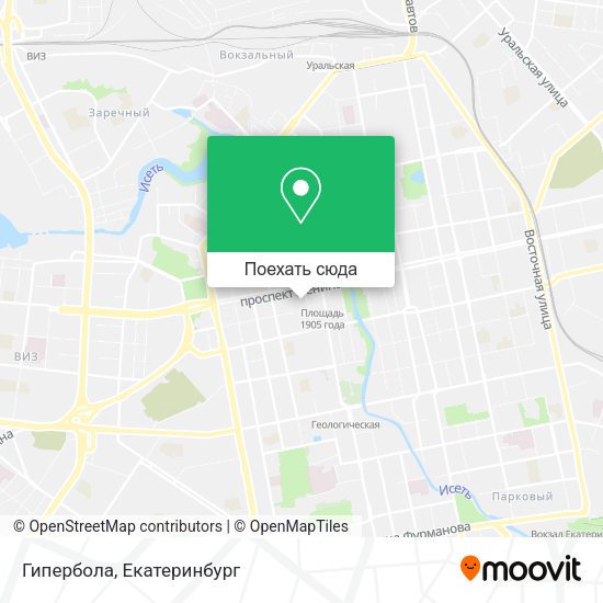 Карта Гипербола