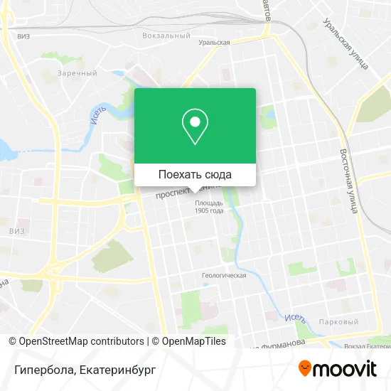 Карта Гипербола