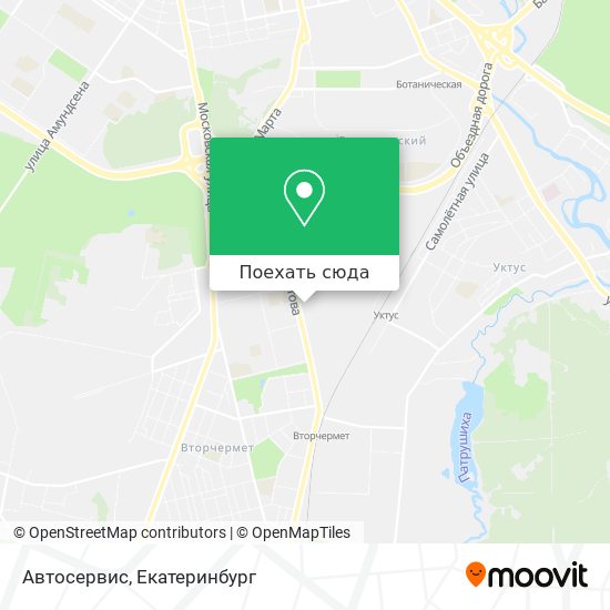 Карта Автосервис