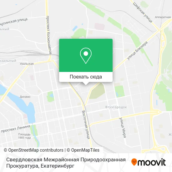 Карта Свердловская Межрайонная Природоохранная Прокуратура